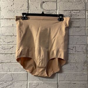 Jockey Life High-Waisted Shapewear Briefs – 3XL Nude Smoothing Panty